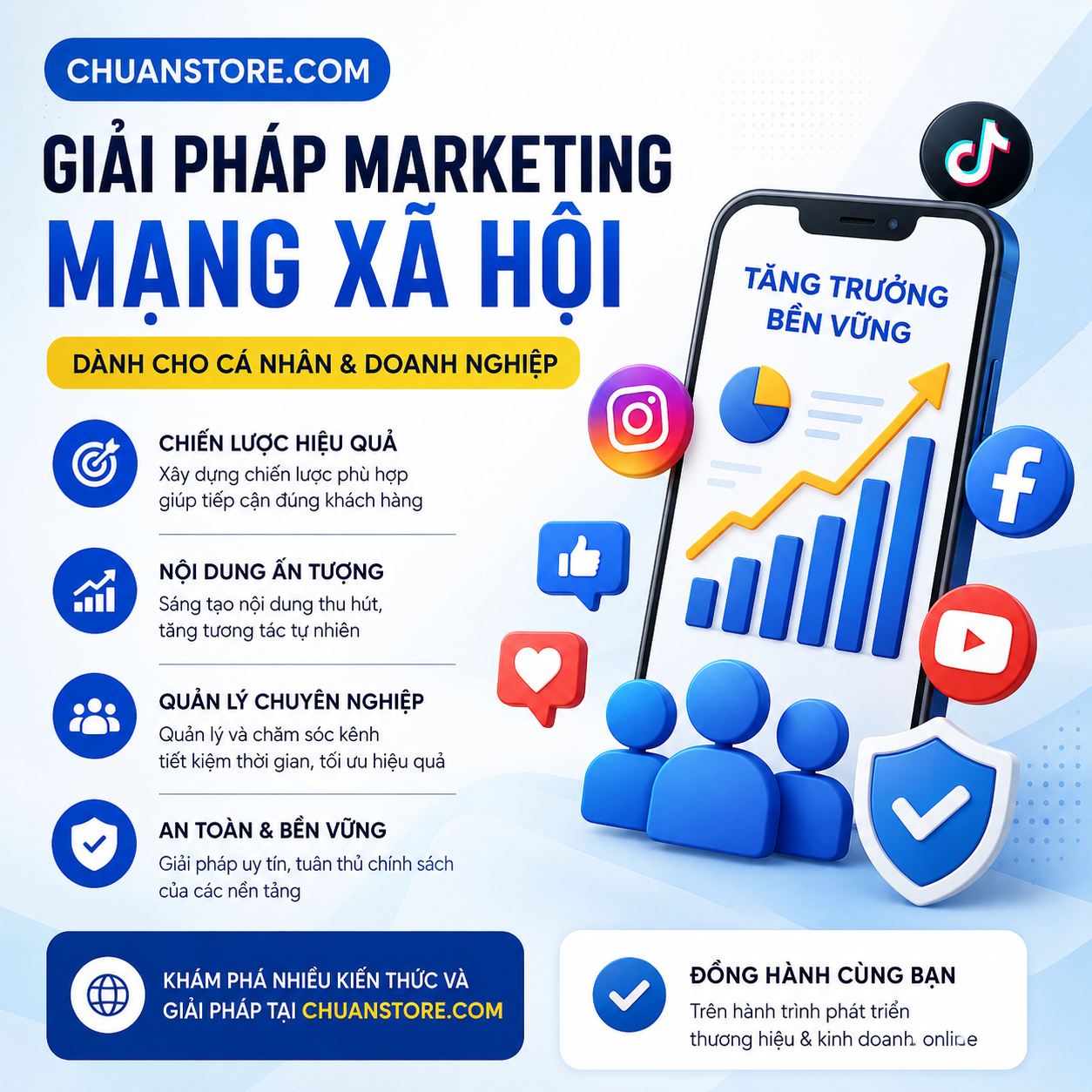 Cách Tăng Like, Follow Facebook &amp; TikTok Uy Tín, Hiệu Quả Nhất